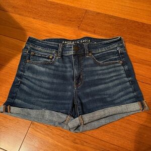 American Eagle Outfitters Dark Blue Jean Shorts